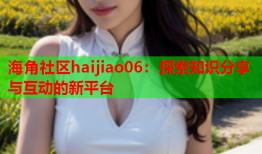海角社区haijiao06：探索知识分享与互动的新平台
