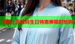 海角社区妈妈生日特惠券限时抢购
