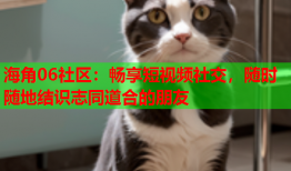 海角06社区：畅享短视频社交，随时随地结识志同道合的朋友